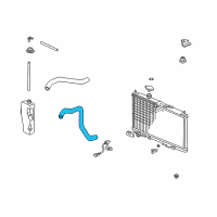 OEM 2000 Acura TL Hose, Water (Lower) Diagram - 19502-P8E-A00