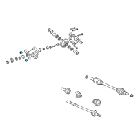 OEM Pontiac Differential Front Bushing Diagram - 92183971