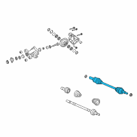 OEM 2015 Chevrolet SS Axle Assembly Diagram - 92256713