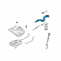 OEM 2007 Kia Amanti Neck Assembly-Fuel Filler Diagram - 310303F700