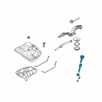 OEM 2008 Kia Amanti Pump Assy-Fuel Diagram - 311103F700DS