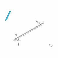 OEM 2012 Kia Soul GARNISH Assembly-Front , LH Diagram - 861702K500