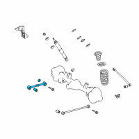 OEM 2021 Toyota Land Cruiser Upper Control Arm Diagram - 48710-60140