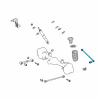 OEM 2009 Lexus LX570 Rod Assy, Rear Lateral Control Diagram - 48740-60150