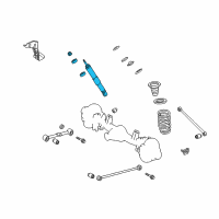 OEM 2008 Toyota Land Cruiser Shock Diagram - 48530-69435