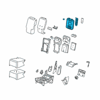 OEM 2022 GMC Sierra 2500 HD Lid Diagram - 84714633