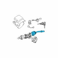 OEM 2001 Toyota Corolla Wiper Switch Diagram - 84652-02180