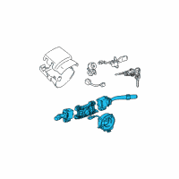 OEM 2002 Toyota Tacoma Combo Switch Diagram - 84310-04220