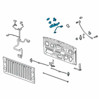 OEM Chevrolet Silverado 1500 LD Handle Diagram - 84123315