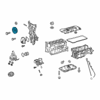 OEM 2021 Toyota Corolla Crankshaft Balance Diagram - 13470-37060