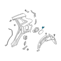 OEM 2019 Infiniti QX50 Actuator Assy-Fuel Filler Lid Opener Diagram - 78850-5NA0A