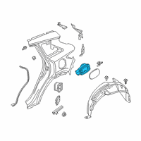 OEM 2020 Infiniti QX50 Base Assy-Fuel Filler Diagram - 78120-5NA0A