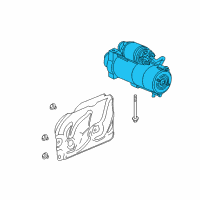 OEM 2012 Chevrolet Caprice Starter Diagram - 12617229