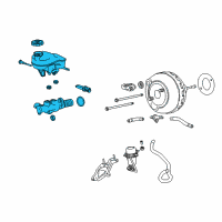 OEM Cadillac Cylinder Asm-Brake Master Diagram - 20819270