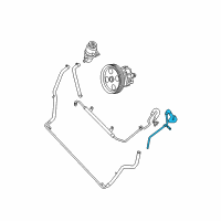 OEM 2008 Chrysler Town & Country Hose-Power Steering Return Diagram - 68078994AA