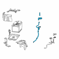 OEM 2017 GMC Terrain Positive Cable Diagram - 23345556