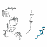 OEM 2017 GMC Terrain Negative Cable Diagram - 23345557