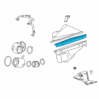 OEM 2016 Chevrolet Camaro Filter Element Diagram - 20857930