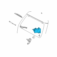 OEM 2000 Mercury Mountaineer Reservoir Diagram - F1TZ17618A