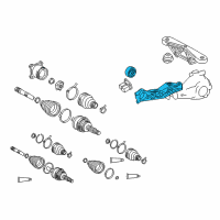 OEM 2009 Toyota Sienna Front Support Diagram - 52380-45030