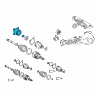 OEM Toyota Sienna Inner Joint Assembly Diagram - 42360-08010