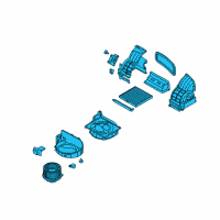 OEM 2013 Kia Forte Blower Unit Diagram - 972071M303