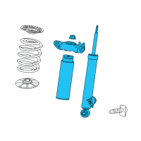 OEM 2015 Buick Regal Shock Assembly Diagram - 84226151