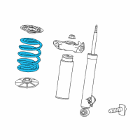 OEM 2015 Buick Regal Coil Spring Diagram - 22910897