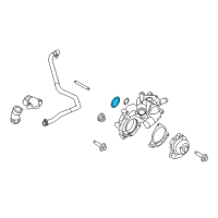 OEM 2012 Ford Escape Water Pump Assembly Seal Diagram - 9L8Z-8527-A