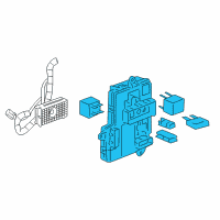 OEM 2009 Pontiac Solstice Body Control Module Assembly Diagram - 25928052