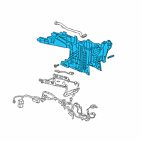 OEM 2022 Cadillac XT6 Console Base Diagram - 84636920