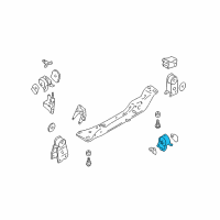 OEM Infiniti I35 INSULATOR Assembly-Engine Mounting, Front L Diagram - 11220-31U00