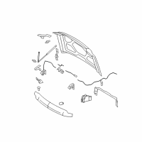 OEM 2010 Ford F-250 Super Duty Release Cable Diagram - 7C3Z-16916-B