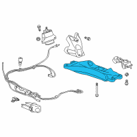 OEM 2013 Cadillac ATS Transmission Mount Bracket Diagram - 22866319