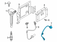 OEM 2021 Hyundai Santa Fe Sensor Assembly-Knock Diagram - 39250-2S200