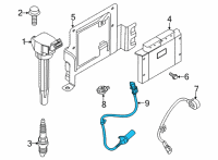 OEM 2020 Kia Rio Crankshaft Position Sensor Diagram - 391802M612