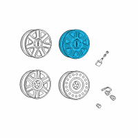 OEM 2004 Lincoln Aviator Wheel Diagram - 2C5Z-1007-BA