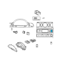 OEM 2004 Dodge Sprinter 2500 Switch-Heated Seat Diagram - 5120444AA