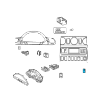 OEM 2006 Dodge Sprinter 2500 Switch-Windshield WIPER Diagram - 5124392AA