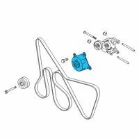 OEM Ford Transit-150 Serpentine Idler Pulley Diagram - CC1Z-8678-E