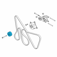 OEM 2017 Ford Transit-150 Belt Tensioner Diagram - BK3Z-6A228-E