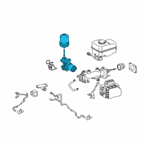 OEM Toyota Land Cruiser ABS Pump Assembly Diagram - 47070-60060