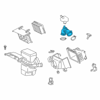 OEM Toyota Sienna Intake Hose Diagram - 17881-0V060