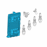 OEM Ram Module-Engine Controller Diagram - 68160194AL