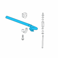 OEM 2016 Chevrolet Silverado 1500 Stabilizer Bar Diagram - 22758132