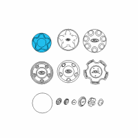 OEM Ford F-250 Cap Diagram - F65Z-1130-AA