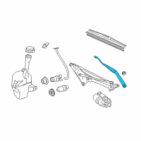 OEM Toyota Camry Wiper Arm Diagram - 85211-33260