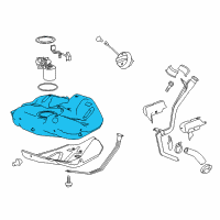 OEM 2014 Chevrolet Malibu Fuel Tank Diagram - 12777874