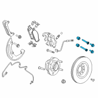 OEM Ford Taurus Guide Pin Diagram - 6L2Z-2386-A