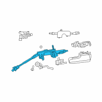 OEM Chrysler Sebring Column-Steering Diagram - 5057241AK